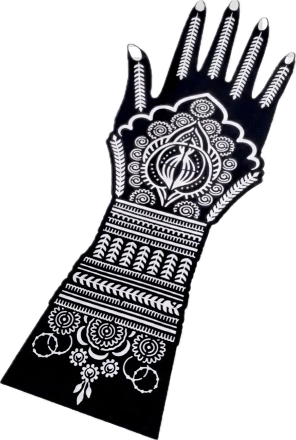 Henna Stencil Kit L+R & Henna cone