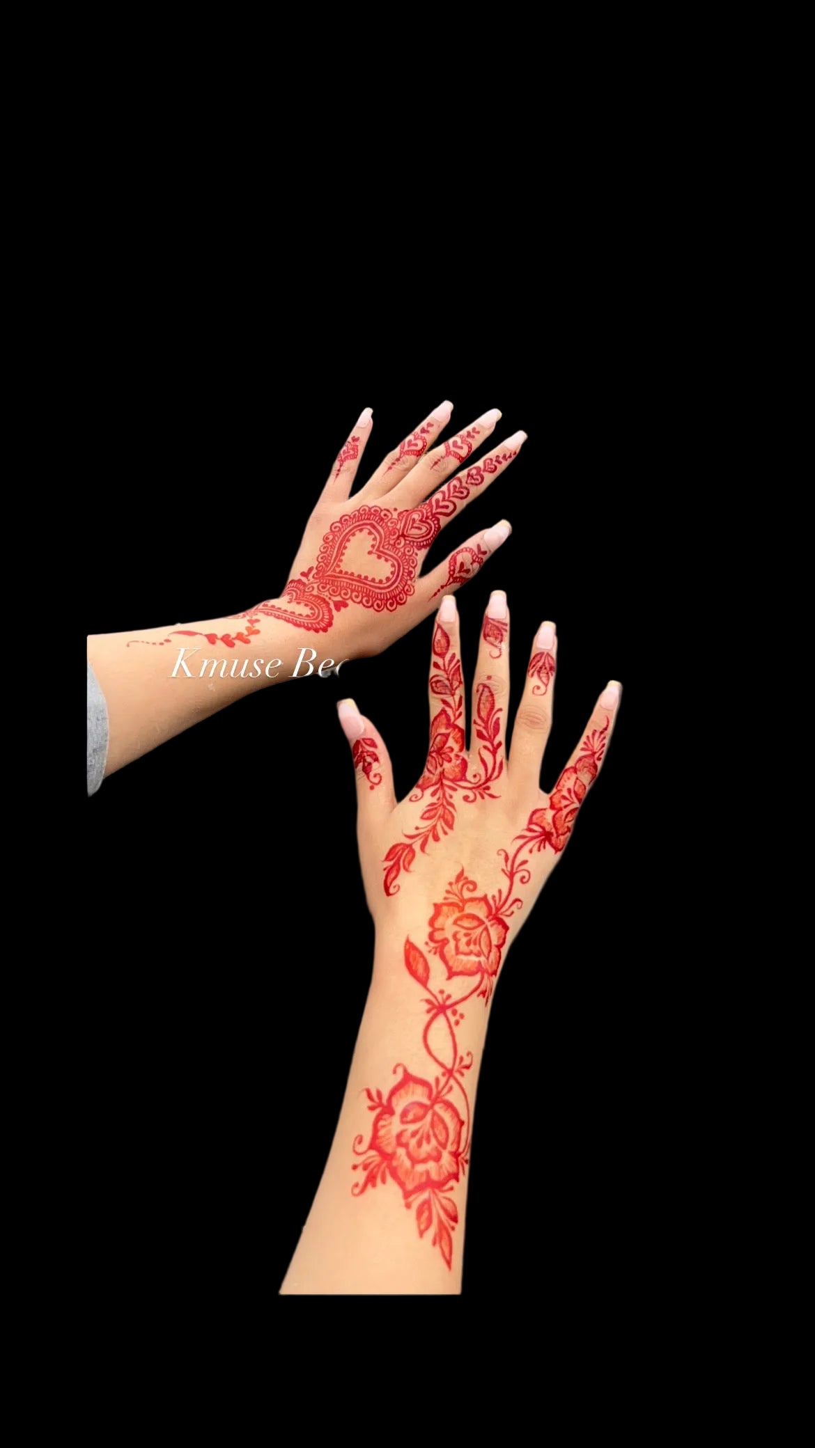 Red Henna Cones