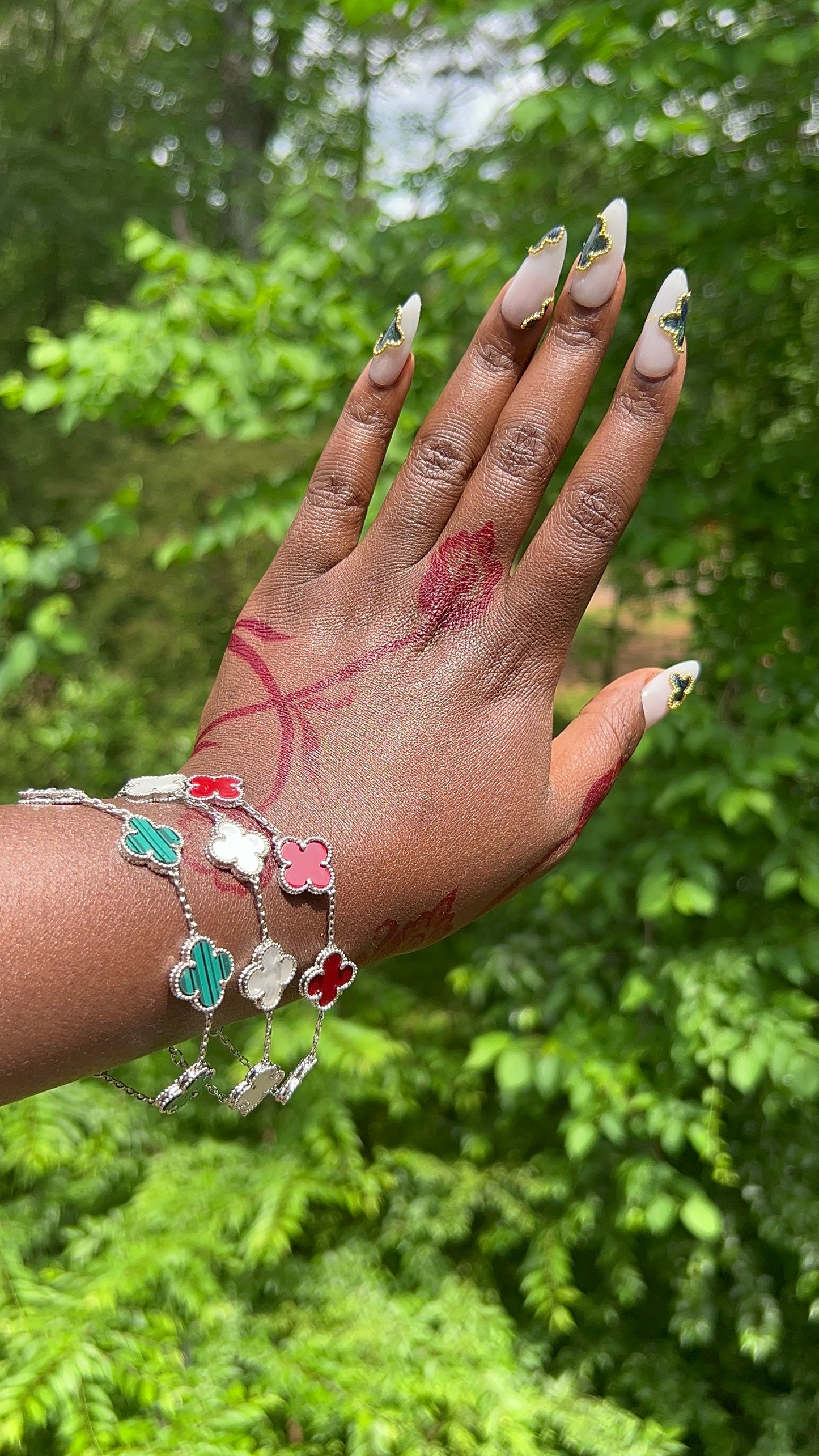 Silver Clover Bracelet