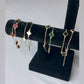 18k Gold Plated Leaf Clover Double Bracelet